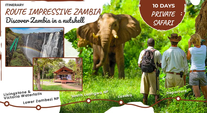 Itinerary Impressive Zambia 10 Days Private Safari With Guide